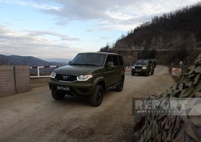 Four cars belonging to Russian peacekeepers pass unhindered through Khankandi-Lachin road 