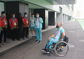 Tokio-2020: İlqar Rəhimov atletlər kəndində idmançılarla görüşüb