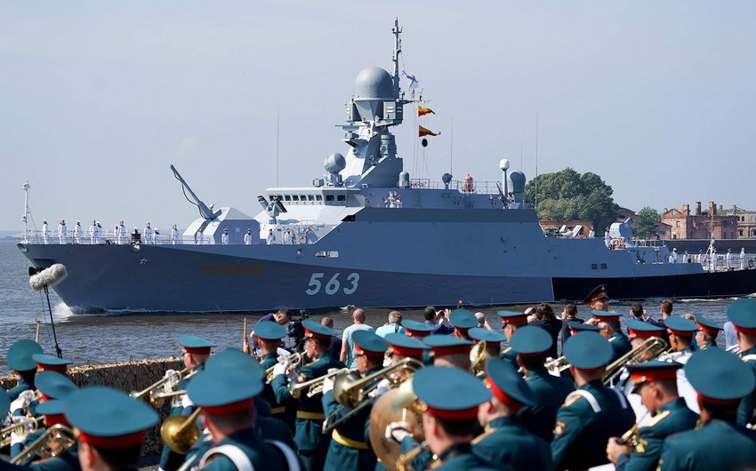 Azerbaijani combat ships to participate in Russia’s naval parade