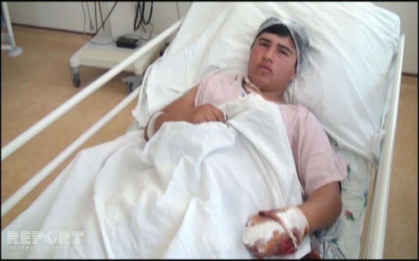 ​Один из выпущенных армянами снарядов попал во двор жителя Газаха, есть раненый