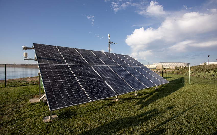 100 kW pilot solar power installation commissioned on Lake Boyukshor, Baku