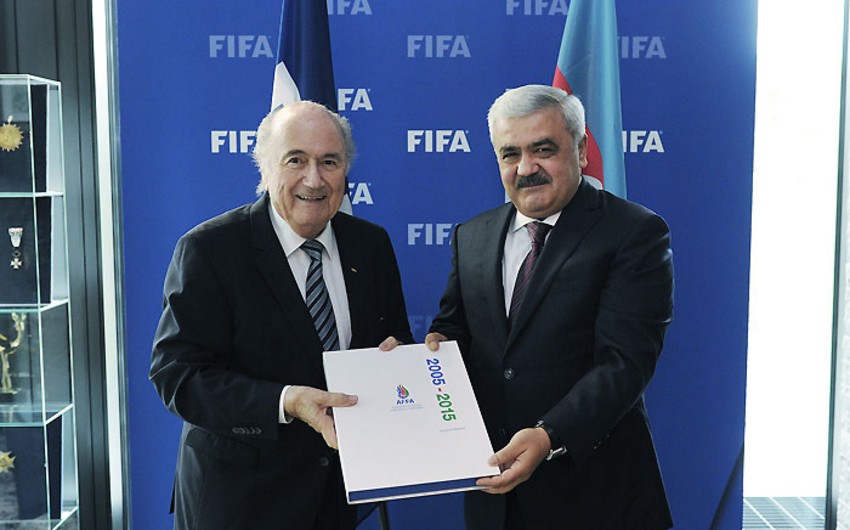 Rovnag Abdullayev met with FIFA President