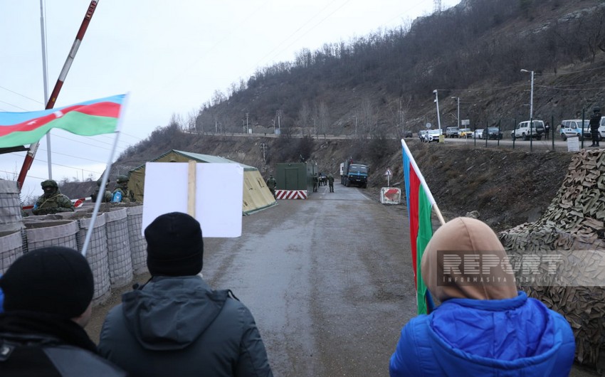 Произошли изменения в размещении российских миротворцев на дороге Ханкенди-Лачын