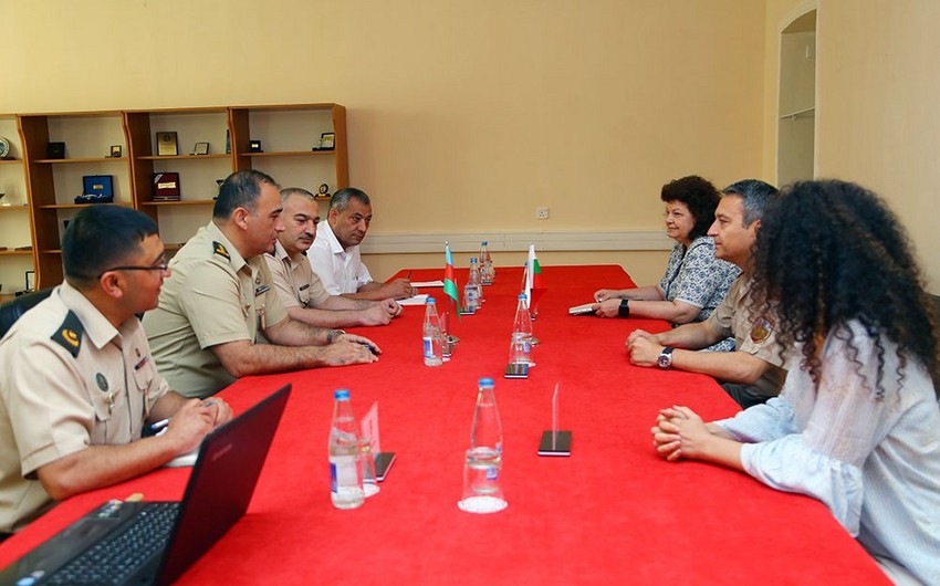 Эксперты в сфере образования министерств обороны Азербайджана и Болгарии провели рабочую встречу