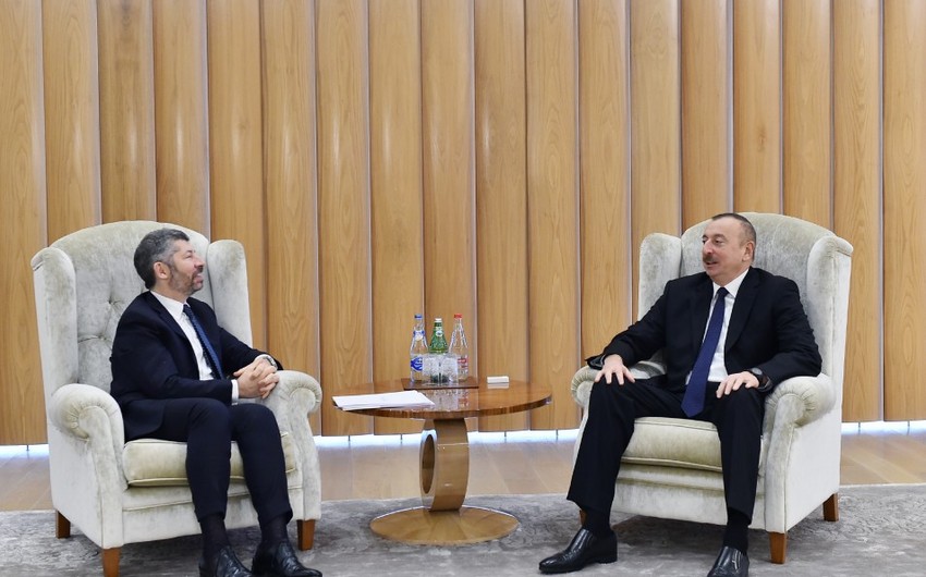Состоялась встреча президента Азербайджана Ильхама Алиева с заместителем министра экономического развития Италии