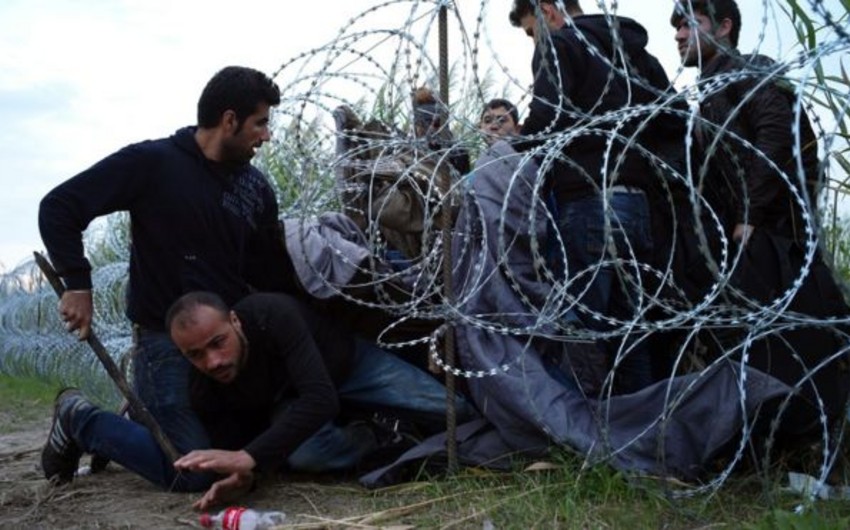 Migrants crisis: Hungary police use tear gas at protest