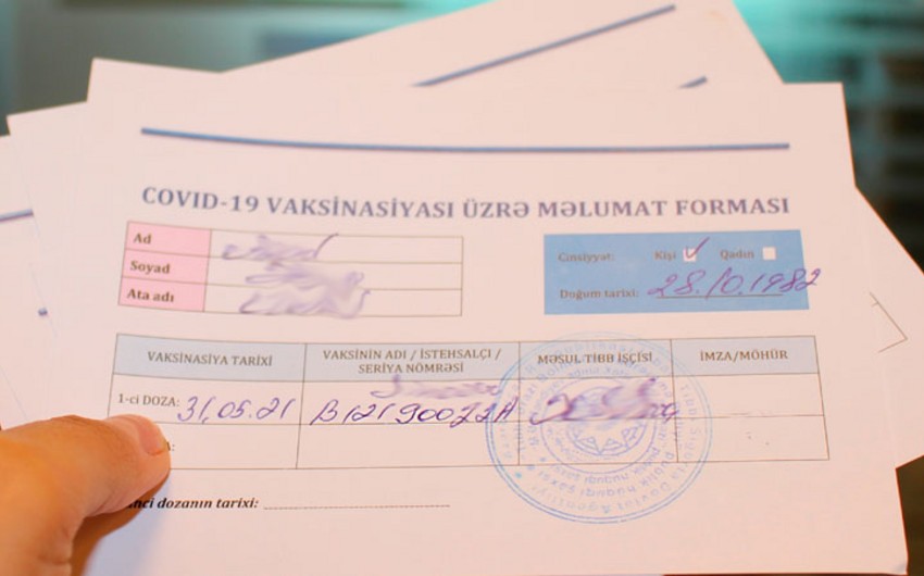 Deputat: Saxta COVID-19 pasportu hazırlayan şəxslər cəzalandırılacaq 