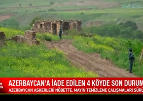 Haber Global airs new footage from four liberated Azerbaijani villages