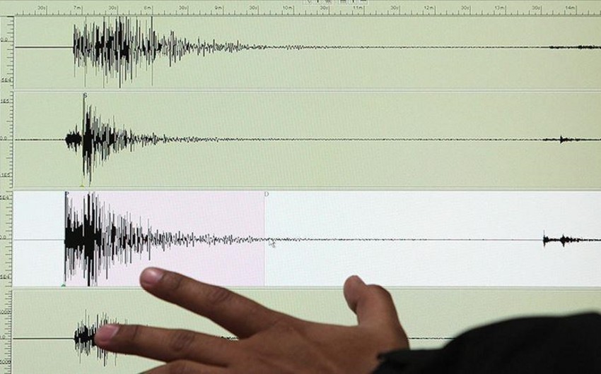 К югу от Австралии произошло землетрясение