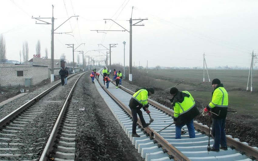 Начаты ремонтные работы железнодорожного участка Шамкир-Даллар