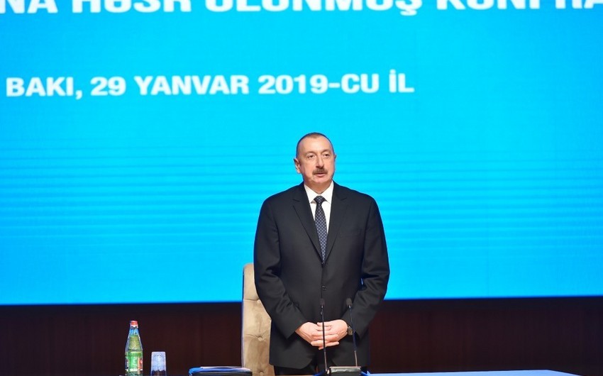 Prezident İlham Əliyev: Son 15 ildə Azərbaycan iqtisadiyyatı dünya miqyasında rekord templərlə inkişaf edib