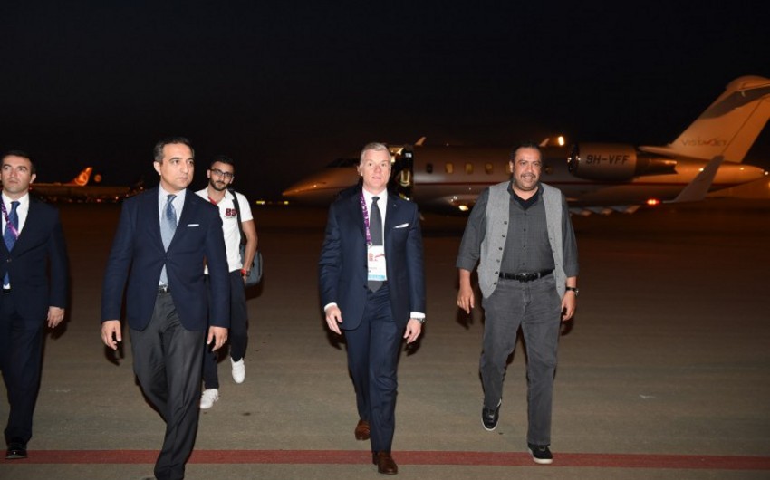 ​President of the Association of National Olympic Committees arrives in Azerbaijan
