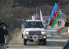 ICRC vehicles pass freely through Khankandi-Lachin road