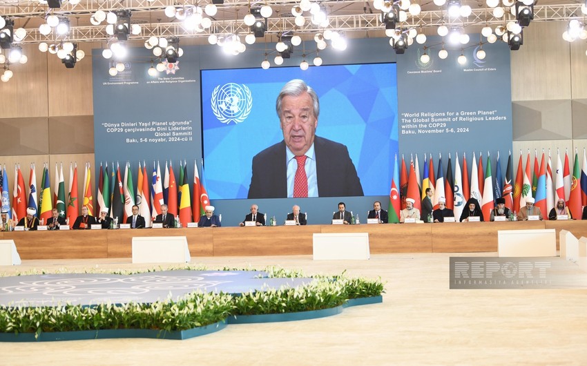 UN chief calls on religious leaders to advance climate action