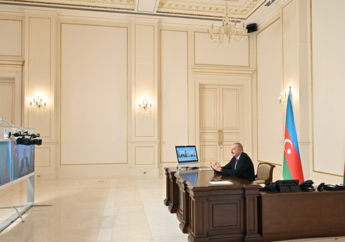 Ильхам Алиев встретился с президентом Болгарии в формате видеоконференции 