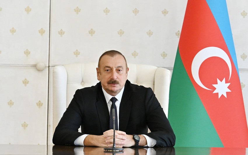 Ilham Aliyev congratulates President-elect  of Latvia