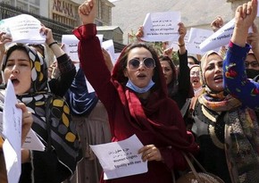 Taliban use tear gas at women's rally in Kabul