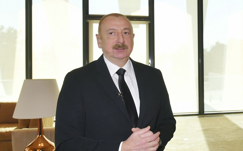 Ilham Aliyev: ‘Every year, we see how the Caspian Sea is becoming shallower’