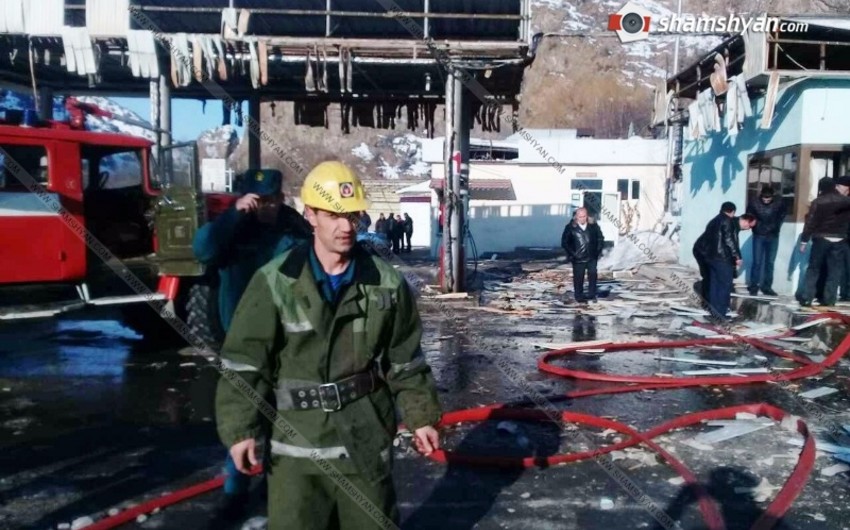 На одной из газозаправочных станций в Армении произошел взрыв