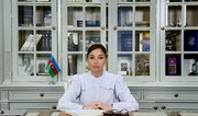 First Vice-President Mehriban Aliyeva congratulates Magomedkhan Magomedov on Olympic bronze