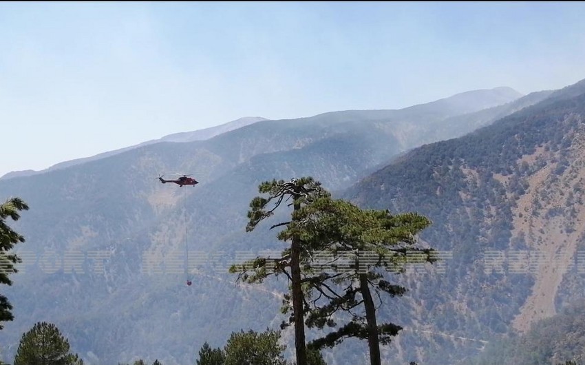 Azerbaijani Ministry of Emergency Situations starts extinguishing new fires in Mugla