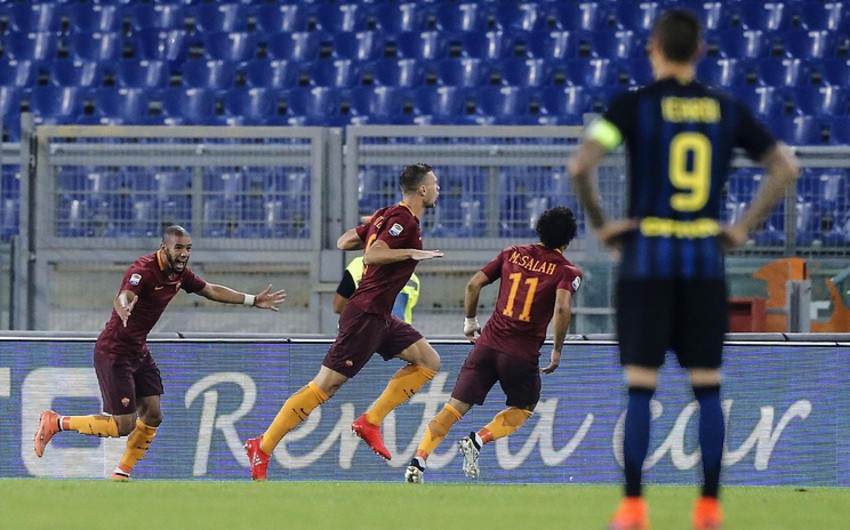 Рома обыграла Интер в матче чемпионата Италии по футболу