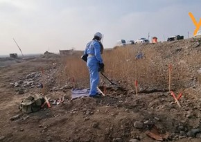 Ukrainian channel prepares article on demining process in Karabakh