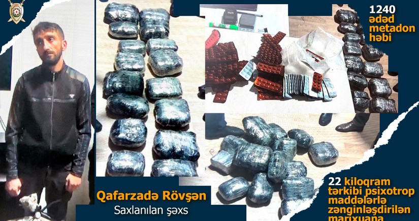 В Лянкяране обнаружено 22 килограмма наркотиков