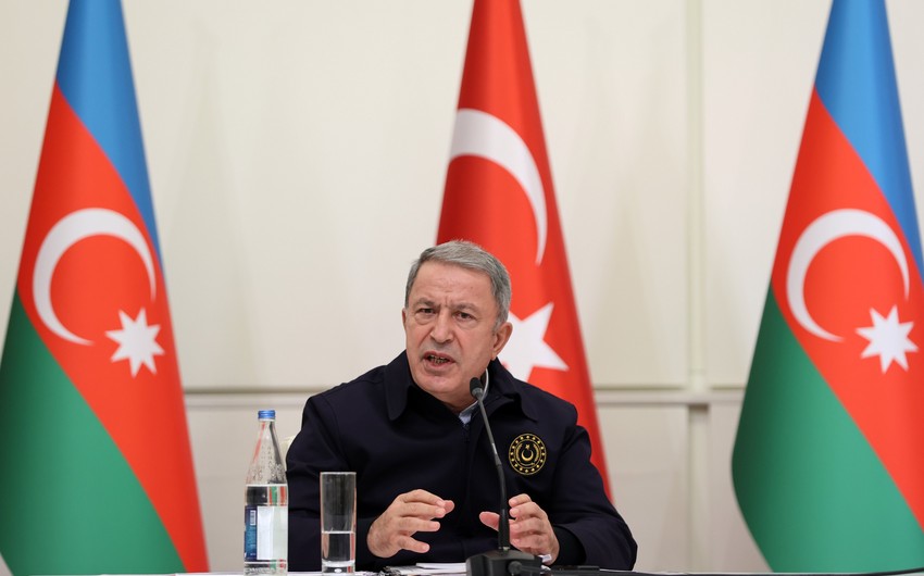 Ministry of Defense: Hulusi Akar will watch Azerbaijan-Turkiye joint exercises