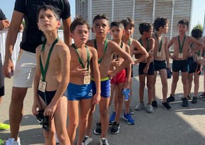 В Азербайджане впервые прошли детские соревнования по акватлону