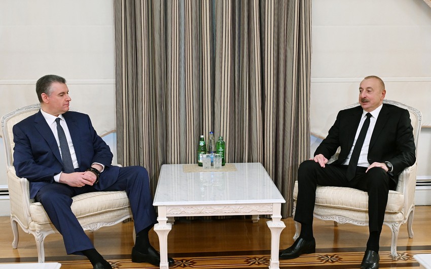 President Ilham Aliyev receives leader of faction of Liberal Democratic Party in Russian State Duma