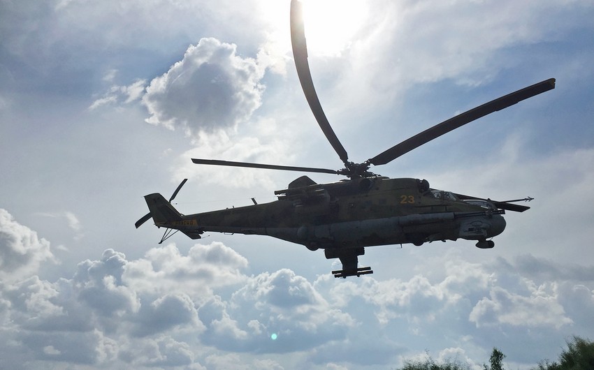 KİV: Rusiya helikopteri Suriyada qəzaya uğrayıb, ölən var
