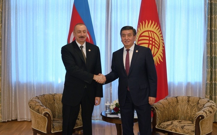 Между президентами Азербайджана и Кыргызстана состоялся телефонный разговор