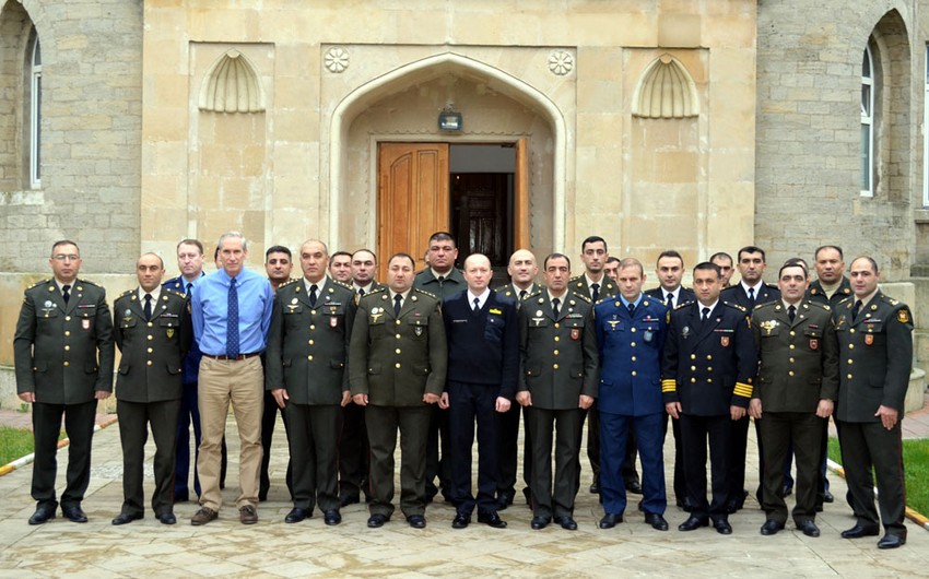NATO hold training course for Azerbaijani servicemen in Baku