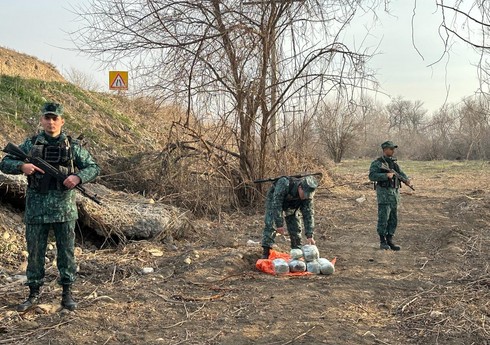Азербайджанские пограничники предотвратили ввоз свыше 11 кг наркотиков из Ирана