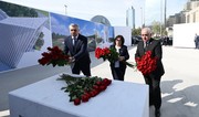 State and government officials visit Victory Park under construction