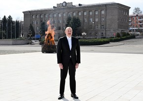President Ilham Aliyev discloses several facts about Khankandi’s being the land of Azerbaijan