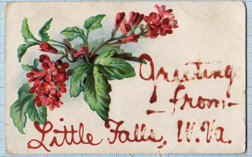 Postcard stamped in 1920 delivered a century later