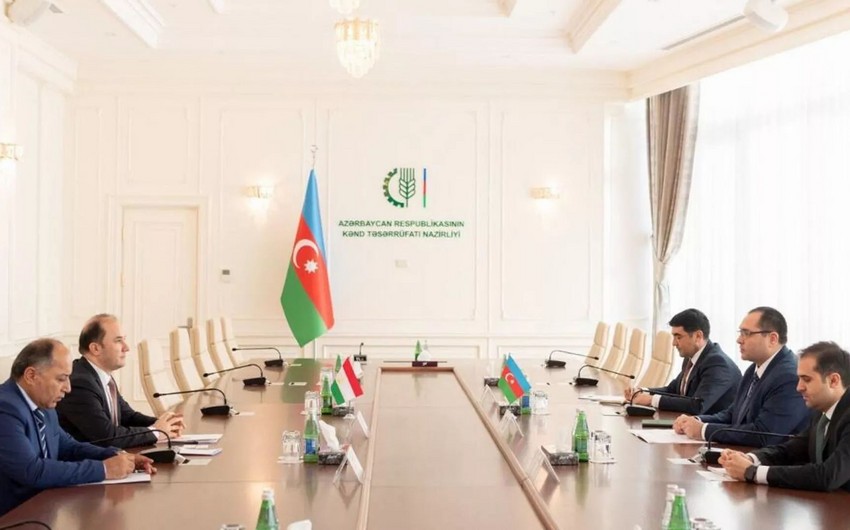 Azərbaycan Tacikistanla aqrar sahədə əməkdaşlığı inkişaf etdirmək istəyir