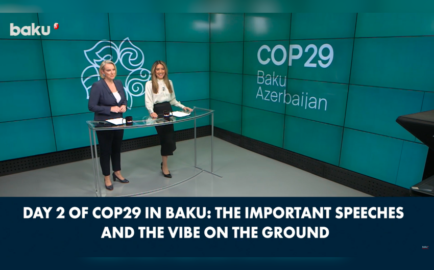 Baku TV International provides highlights of second day at COP29