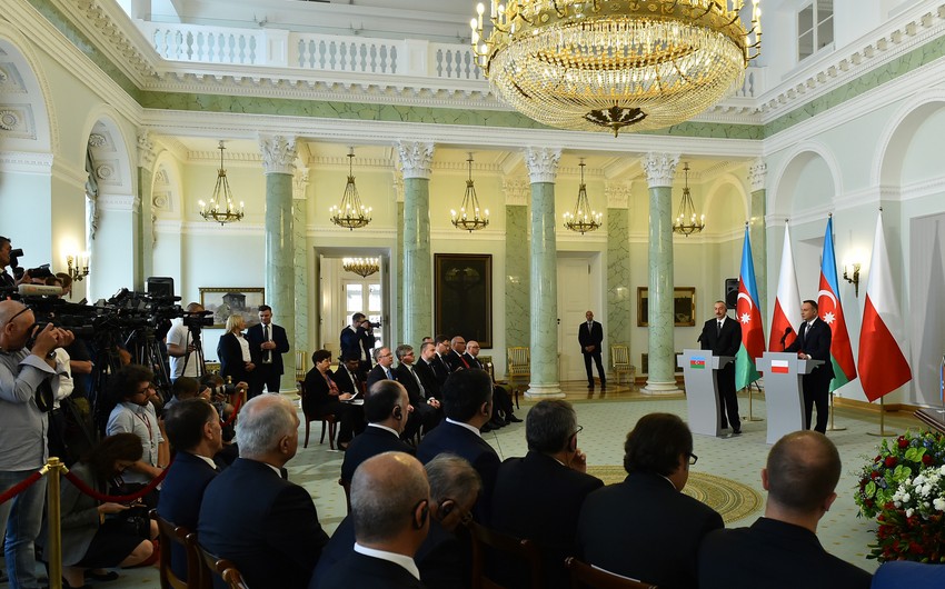 Polşa Prezidenti: “Ümidvaram ki, Azərbaycanla energetika sahəsində çox sıx əməkdaşlıq quracağıq”