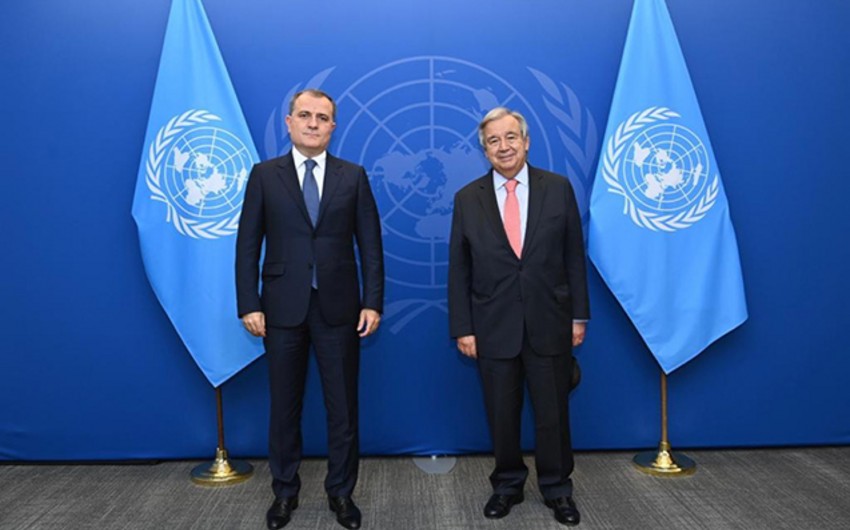 Azerbaijani Foreign Minister to meet with UN Secretary General