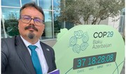 Head of EU delegation in Baku shares post in front of COP29 Office