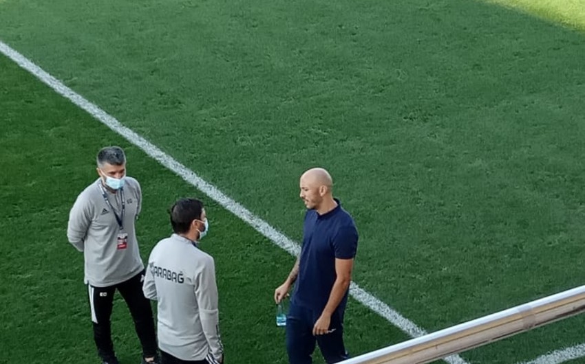 Riçard Almeyda Zirə - Qarabağ oyununda