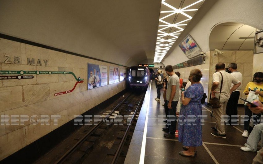 Bakı metrosunda qatarların hərəkəti bərpa olunub