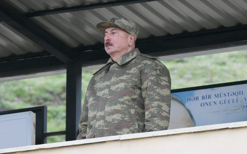 Ильхам Алиев: Сегодня в окопах армян несет службу азербайджанский солдат