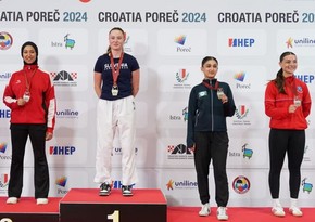 Азербайджанская каратистка завоевала бронзу в Хорватии