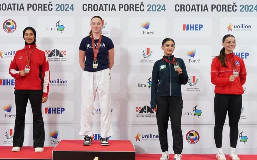 Azərbaycan karateçisi Xorvatiyada bürünc medal qazanıb