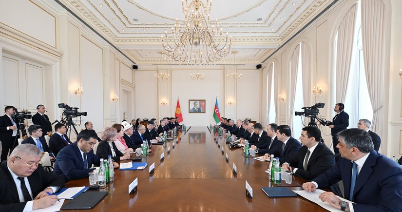 Second meeting of Azerbaijan-Kyrgyzstan Interstate Council starts
