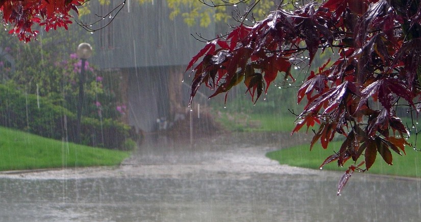 Фактическая погода: В большинстве районов Азербайджана прошли сильные дожди